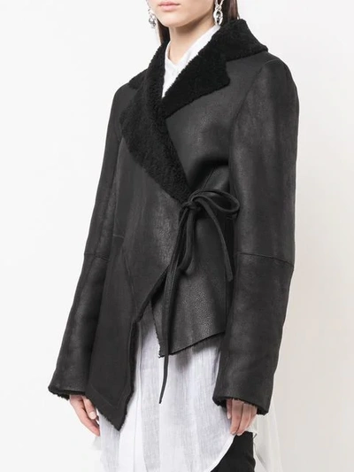 Shop Ann Demeulemeester Sander Jacket In Black