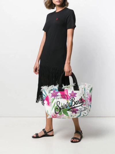 Shop Polo Ralph Lauren Shredded T-shirt Dress - Black