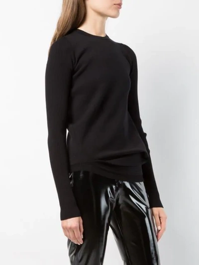 Shop Rick Owens Ripple Jumper In Black