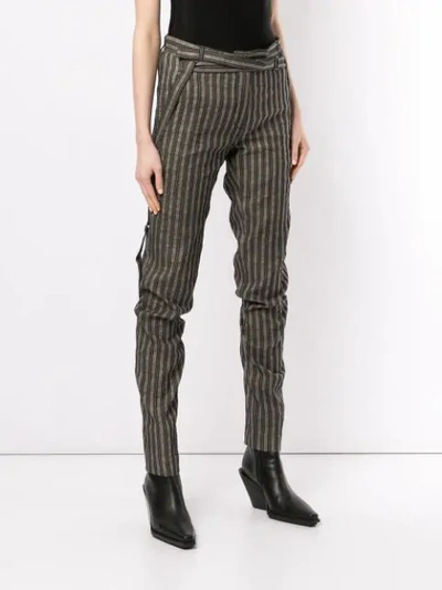 Shop Ann Demeulemeester Argos Trousers In Brown