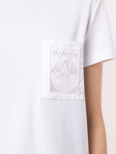 NEHERA LOGO刺绣T恤 - 白色