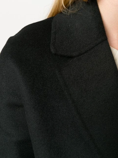 Shop Max Mara Tie Waist Coat In Black