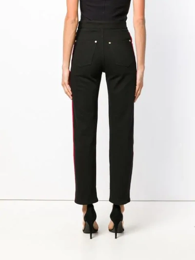 Shop Balmain Straight-leg Jeans - Black