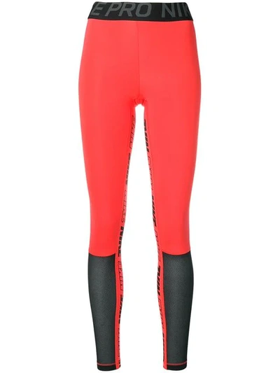 Shop Nike Ember Logo Leggings In Pink