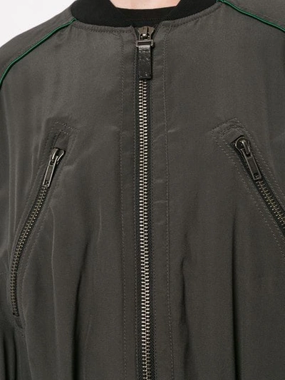 Shop Haider Ackermann Slouchy Bomber Jacket In Grey