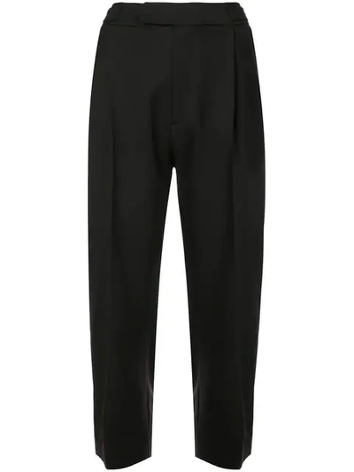 Shop Monse Pleated Trousers In Black