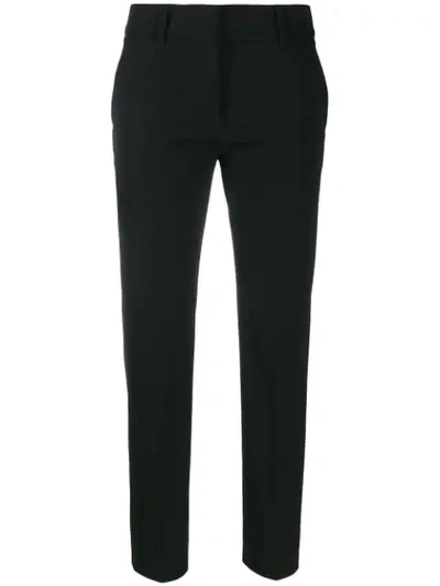 Shop Piazza Sempione Slim-fit Trousers In Black