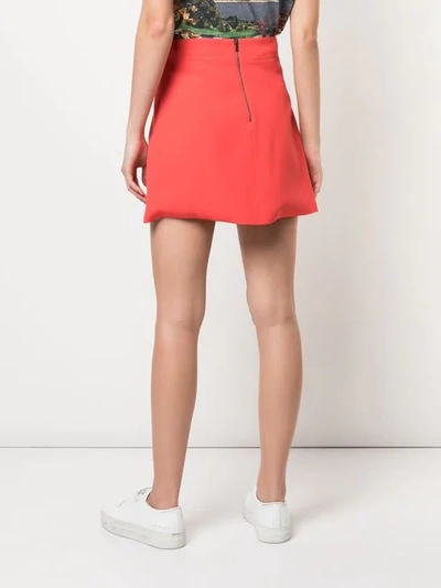 Shop Alice And Olivia 'shaylee' Rock In Bright Poppy