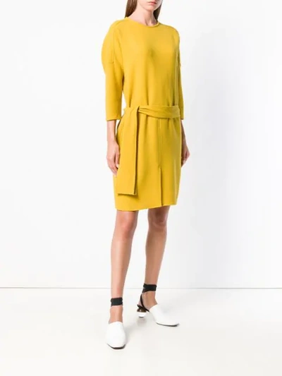 Shop Antonelli Morgana Knit Dress - Yellow