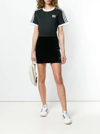 Shop Adidas Originals 3-stripes Skirt In Black