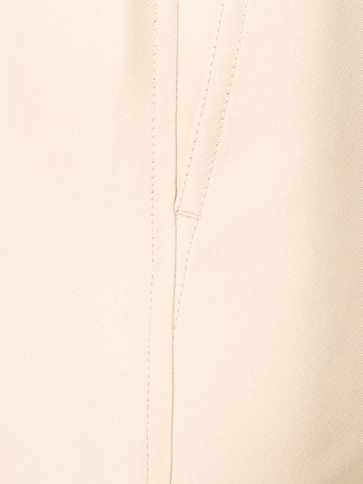 Shop Chloé Paper Bag-waisted Palazzo Pants In 24p Hot Sand