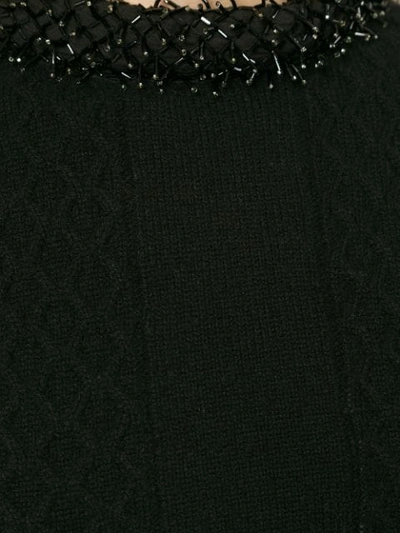 Shop Onefifteen Cashmere Knitted Sweater In Black