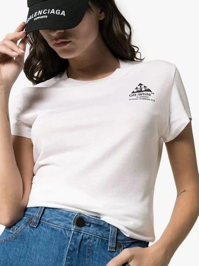 Shop Off-white Logo T-shirt In White