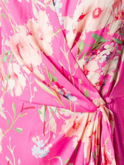 Shop Essentiel Antwerp Floral Print Wrap Dress - Pink
