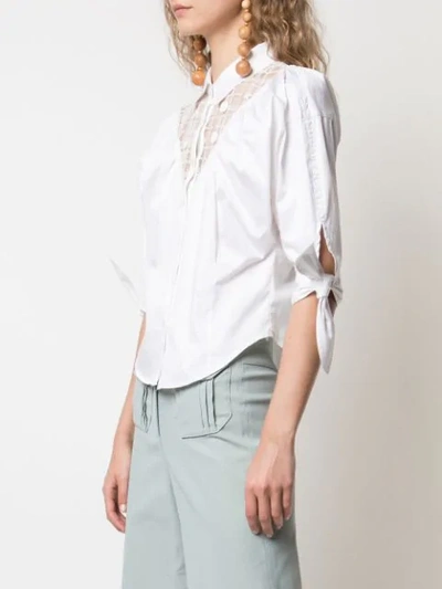 Shop Alexis Garland Blouse In White
