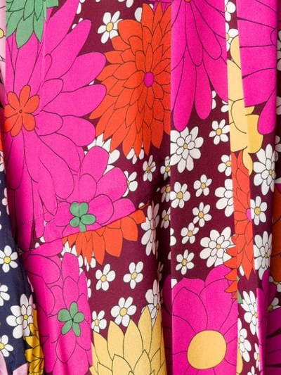 Shop Dodo Bar Or Ossi Floral-print Shirt Dress - Pink