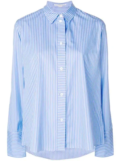 Shop Stella Mccartney Striped Shirt In 4900 Blue Multicolor