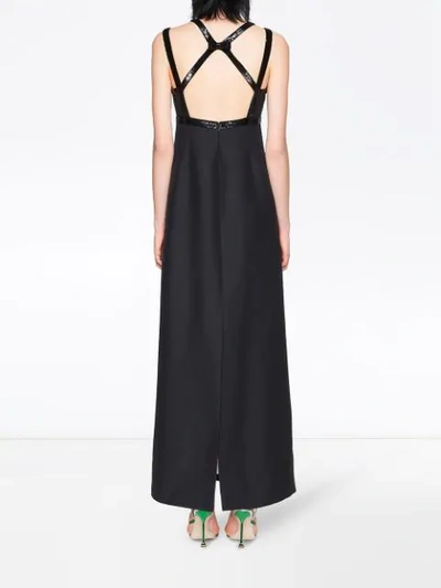 Shop Miu Miu Tricotine Dress - Black