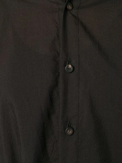 Shop Yohji Yamamoto Loose Short Front Dress In Black