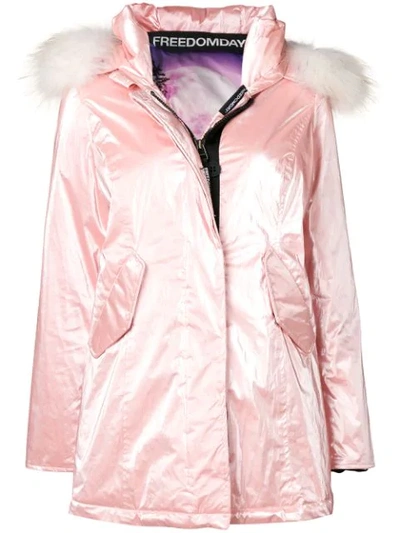Shop Freedomday New Chamois Coat - Pink