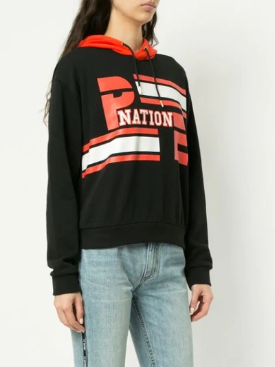 Shop P.e Nation Court Player Hooded Sweatshirt - Black