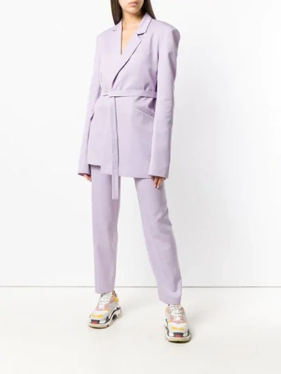 Shop House Of Holland Tailored Blazer In Pink