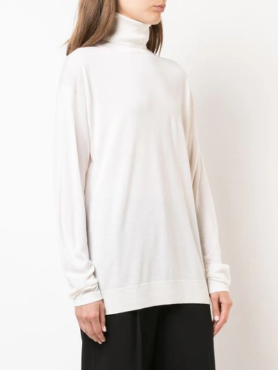 Shop The Row Loose Fitted Sweater - White