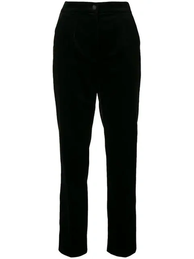 Shop Dolce & Gabbana Straight-leg Trousers In Black