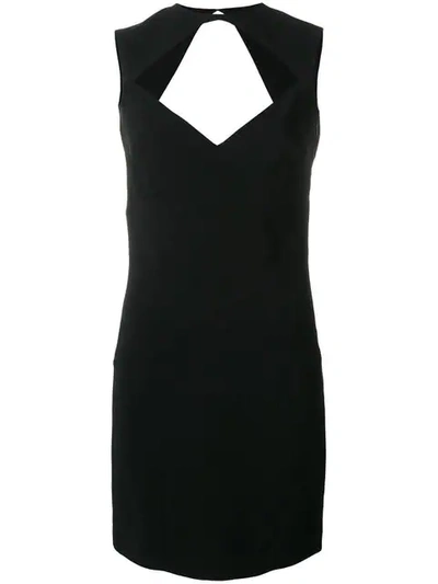 Dsquared2 Front Cut-out Tube Dress In Black