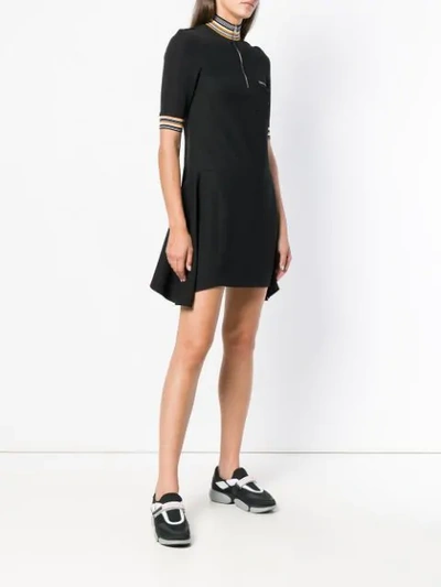 Shop Prada Shortsleeved Dress - Black