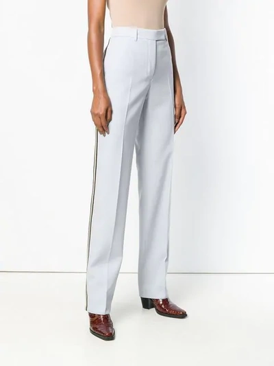 Calvin Klein 205w39nyc Stripe Trousers In Blue