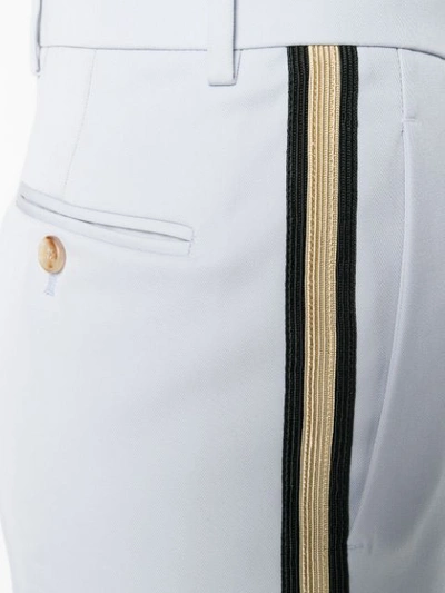 Calvin Klein 205w39nyc Stripe Trousers In Blue
