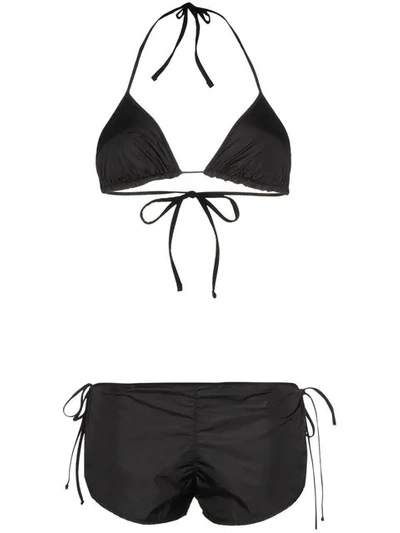 Shop Ack Nautico Blasic Bikini With Shorts In Bl