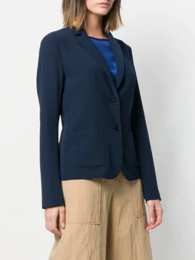 Shop Antonelli Single-breasted Blazer In Blue