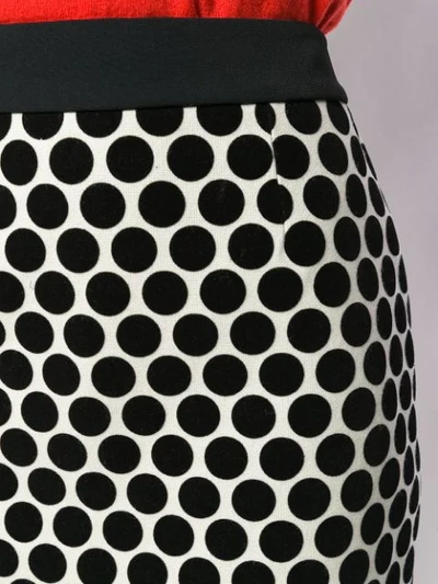Shop Fausto Puglisi Dotted Fitted Skirt
