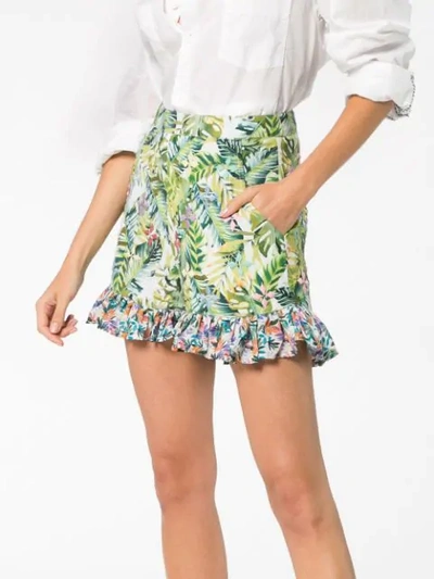 Shop All Things Mochi Shorts Mit Rüschen In Green