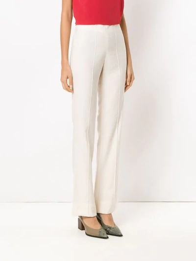 Shop Alcaçuz Fragata Pants In White