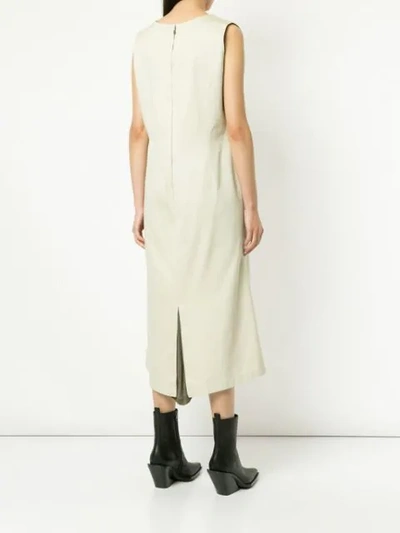 Shop Yohji Yamamoto Vintage Midi Sack Dress - Neutrals