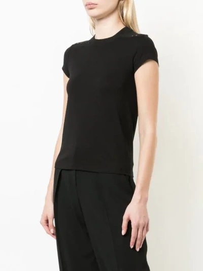 Shop Rick Owens Micro Shoulder Studs T In Black