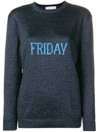 Shop Alberta Ferretti Friday Jumper In 1342 Blue