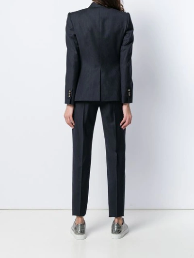 Shop Dsquared2 Pinstriped Suit In Blue