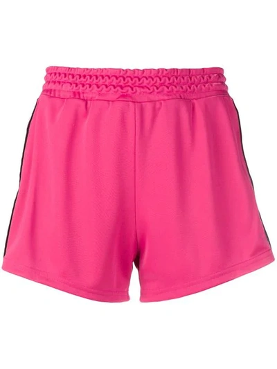 Shop Chiara Ferragni Logomania Shorts In Pink
