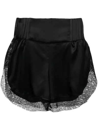 Shop Almaz Lace Shorts In Black
