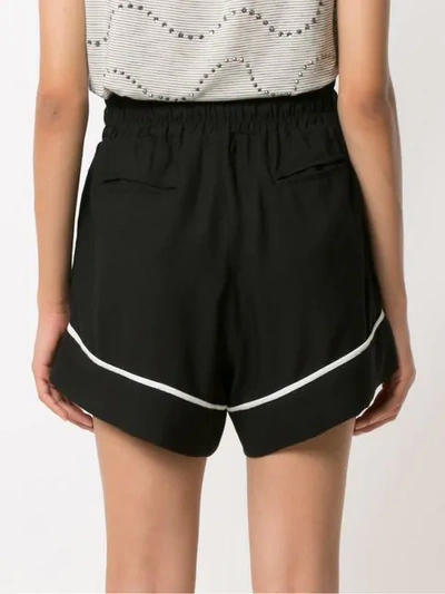 Shop Andrea Bogosian High Waisted Shorts In Black