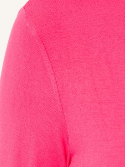 Shop Layeur Marina Turtleneck Sweatshirt In Pink