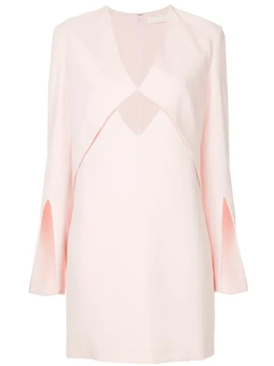 Shop Dion Lee Cut In Frost Pink