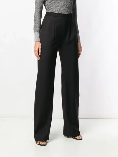 Shop Styland Straight Tailored Trousers In Black