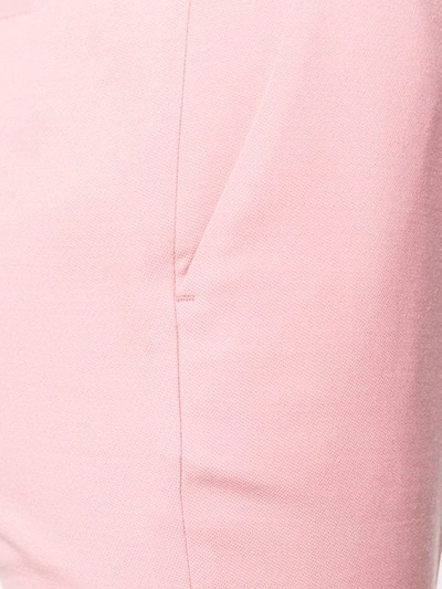 Shop Alexander Mcqueen Flared Trousers In Pink