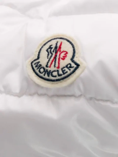 Shop Moncler Ghany Gilet In 032 White