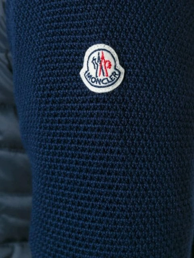 Shop Moncler Multi Pocket Jacket In Blue